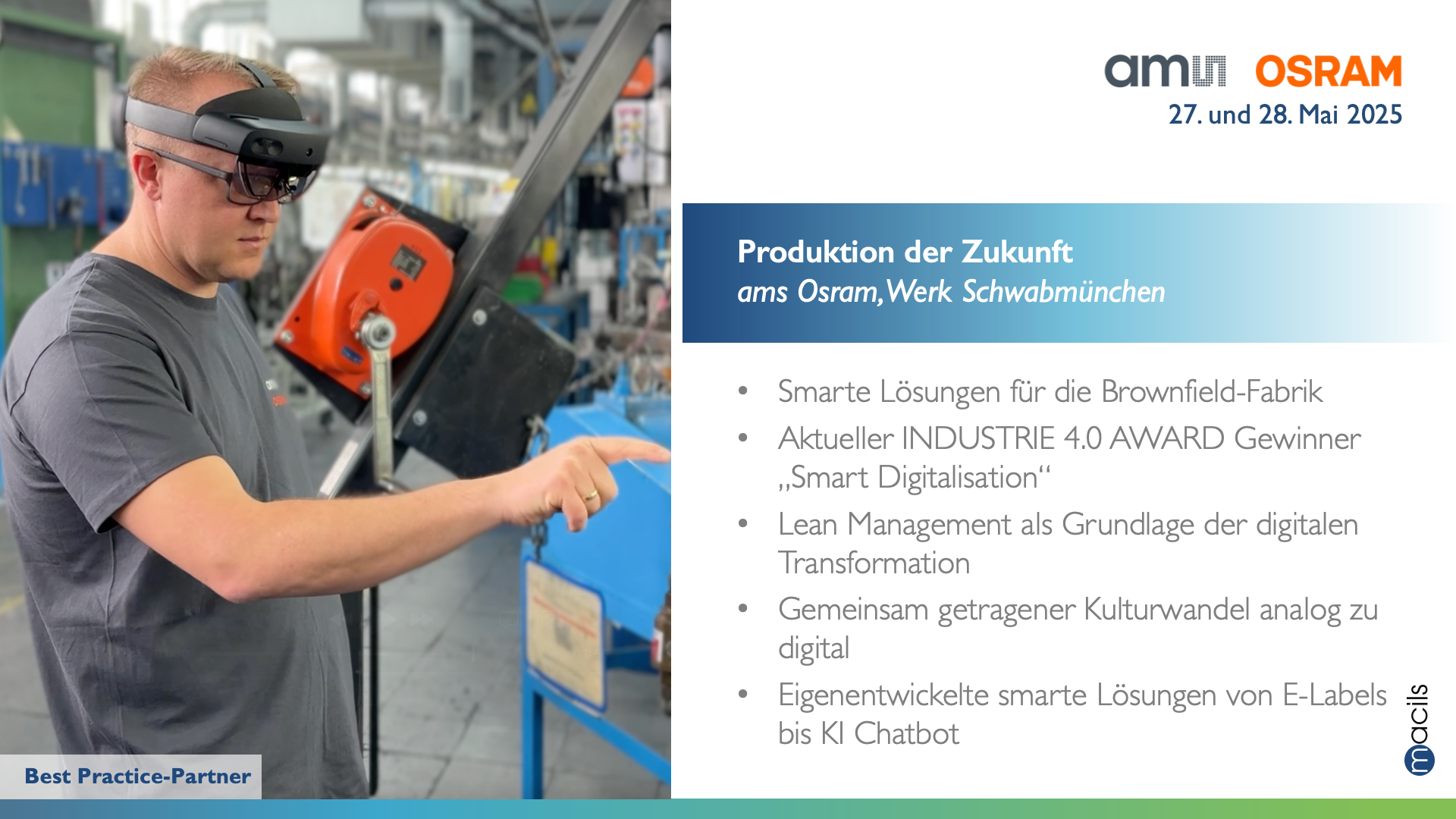 Lernreise "Produktion der Zukunft" ams Osram