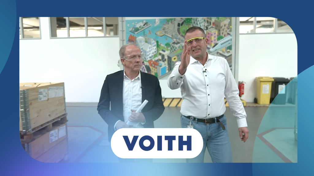 Digitale Werksführung - Überblick Voith Turbo Werk Garching