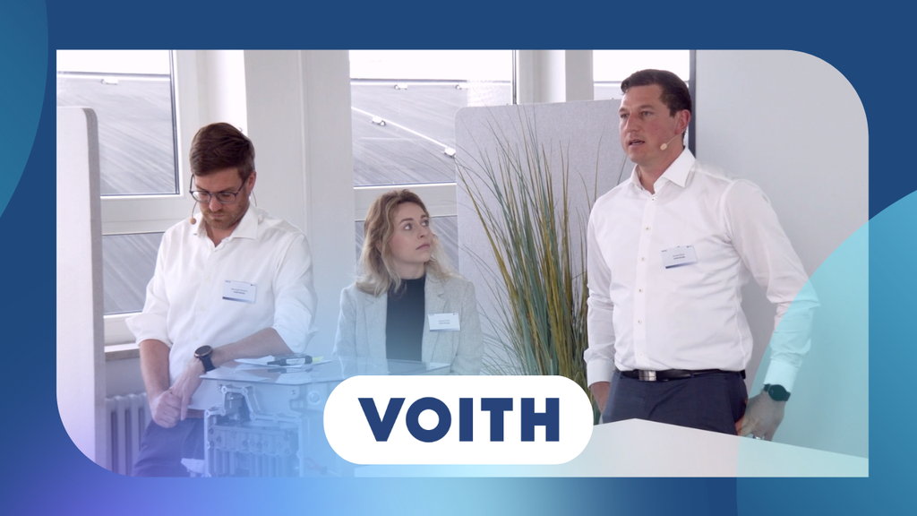 Diskussionsrunde über "Getriebegehäuselinie: Simulation optimiertes 3D Werkzeug" & "Transformation Mensch" bei Voith