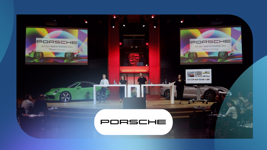 Diskussionsrunde Lean "Teamboards & Porsche Informations & Service Applikation (PISA)" & "Porsche Logistik Konzept + (PLK+)" bei Porsche