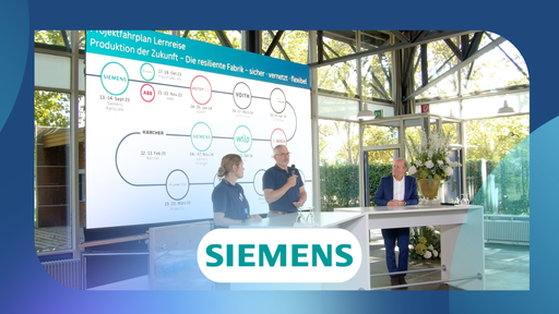 Zusammenfassung, Projektfahrplan der Lernreise, Verabschiedung bei Siemens Karlsruhe