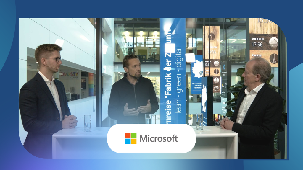 Eine Denkfabrik der industriellen Transformation - Teaser Fabrik der Zukunft Microsoft