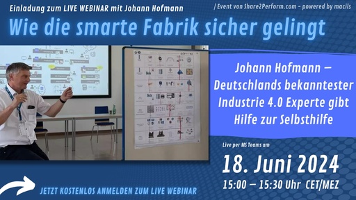 Webinar: Wie die smarte Fabrik sicher geling 