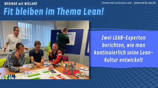 Webinar: Fit bleiben im Thema Lean!
