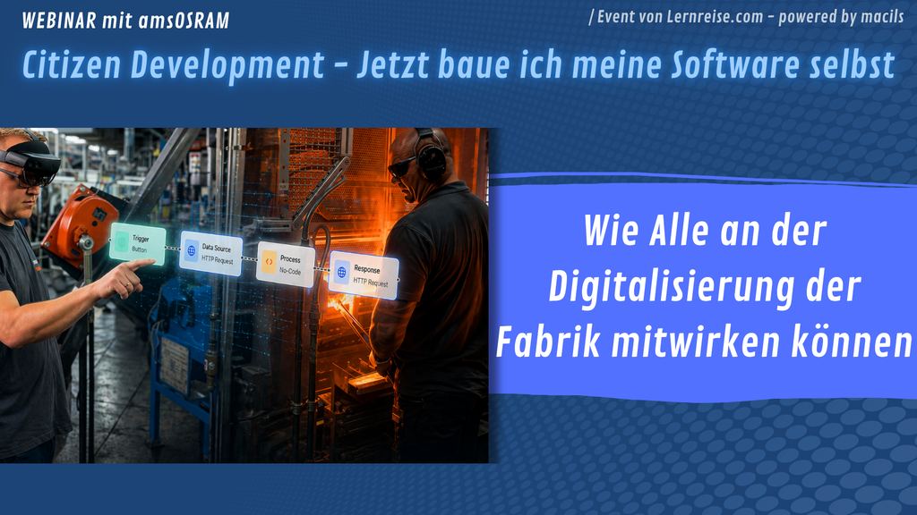 Webinar: Citizen Development - Jetzt baue ich meine Software selbst