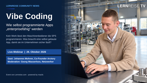 Webinar: Vibe Coding - Wie selbst programmierte Apps „enterprisefähig" werden